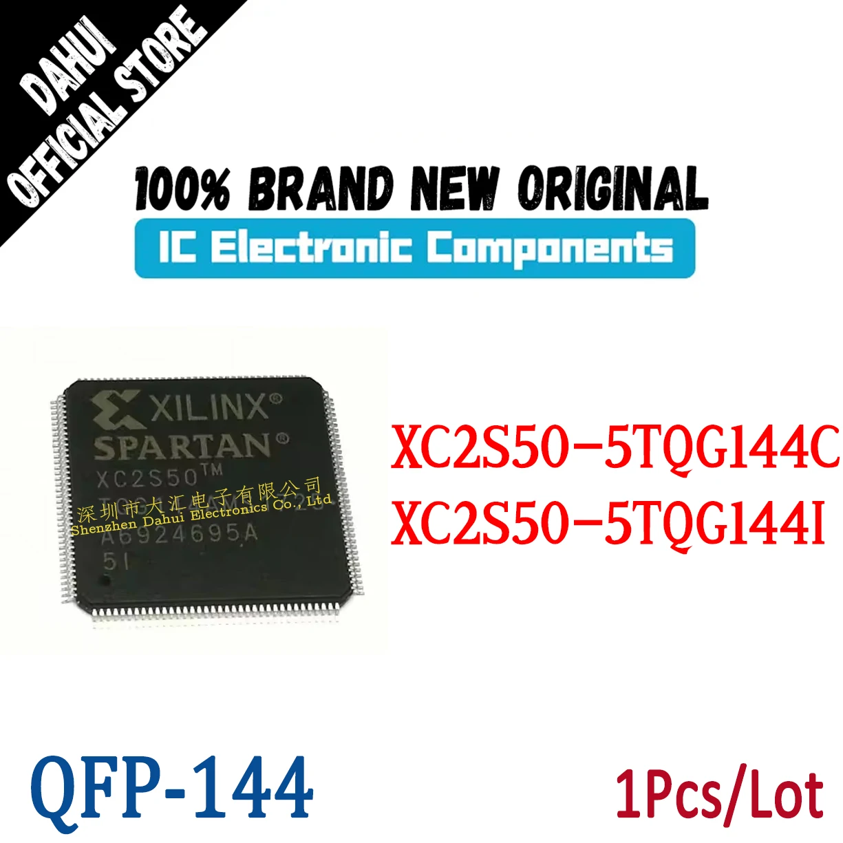 XC2S50-5TQG144C XC2S50-5TQG144I XC2S50 QFP144 Programmable logic chip IC new original
XC2S50-5TQG144C XC2S50-5TQG144I XC2S50 QFP144 Programmable logic chip IC new original