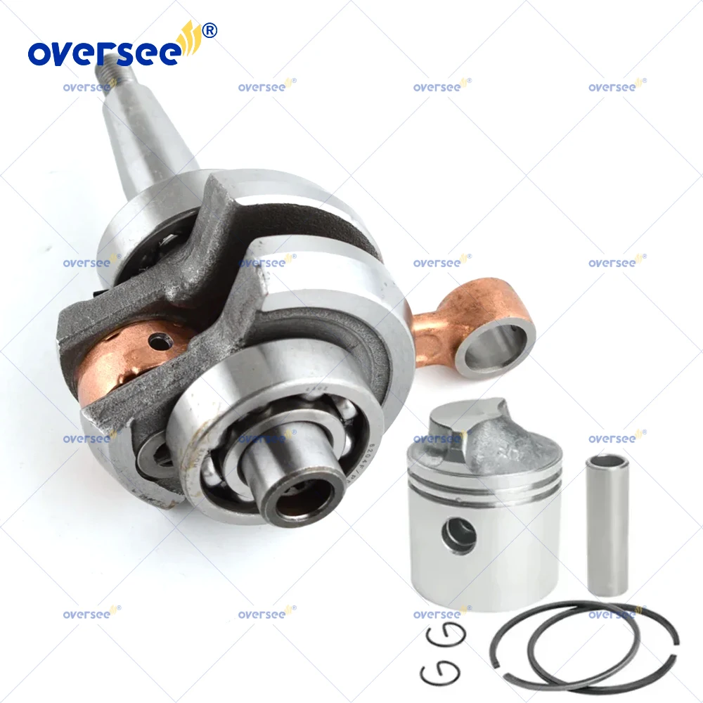 6E3-11400-00 Crankshaft with Piston Set For Yamaha 2 Stroke 5HP Outboard Engine
6E3-11400-00 Crankshaft with Piston Set For Yamaha 2 Stroke 5HP Outboard Engine