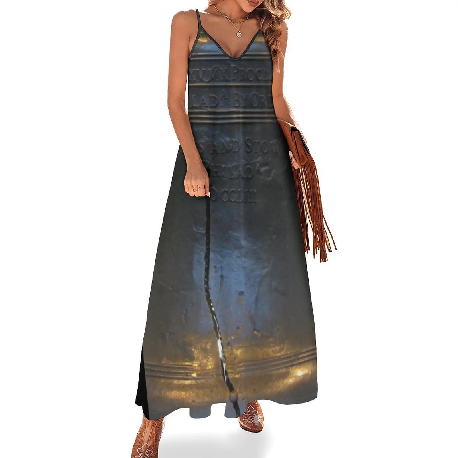 Fun Cracked Liberty Bell USA Halloween Costume Halloween Sleeveless Dress Evening dresses Long dresses Aesthetic clothing Dress
Fun Cracked Liberty Bell USA Halloween Costume Halloween Sleeveless Dress Evening dresses Long dresses Aesthetic clothing Dress