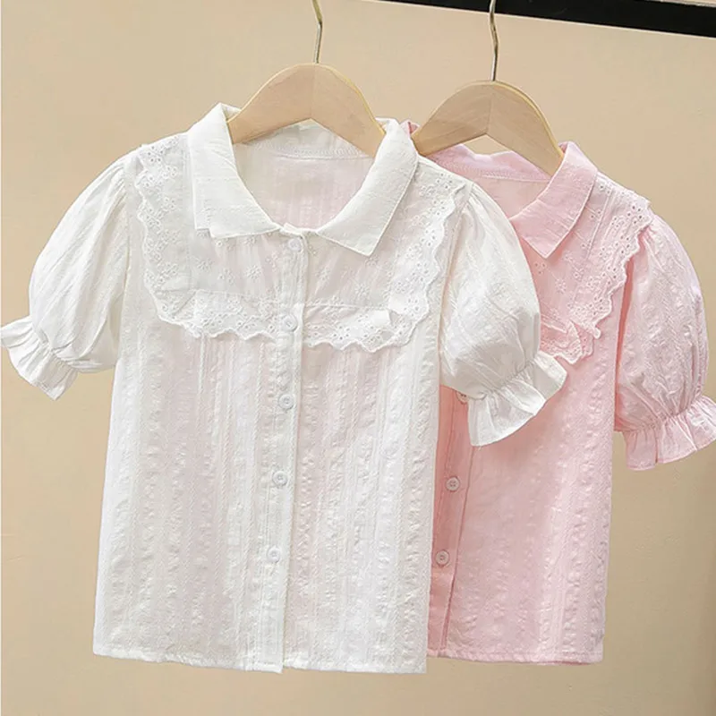 Одежда в консервативном стиле, детские хлопковые топы, детская рубашка для детей от 4 до 15 лет, летняя школьная белая блузка для девочек, кружевные рубашки на пуговицах с короткими рукавами
Одежда в консервативном стиле, детские хлопковые топы, детская рубашка для детей от 4 до 15 лет, летняя школьная белая блузка для девочек, кружевные рубашки на пуговицах с короткими рукавами