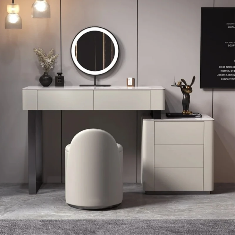 With Drawer Modern Dressing Table Nordic Chair Storage Makeup Dressers With Lights LED Modern Comoda Pra Quarto Room Furniture
With Drawer Modern Dressing Table Nordic Chair Storage Makeup Dressers With Lights LED Modern Comoda Pra Quarto Room Furniture