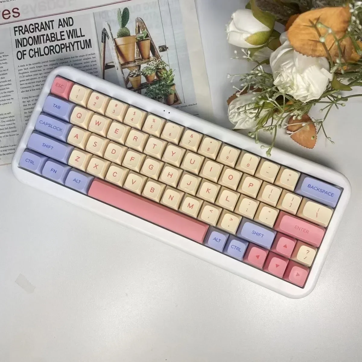 Marshmallow keycaps 132 keys pbt material sublimation process xda height keycaps
Marshmallow keycaps 132 keys pbt material sublimation process xda height keycaps