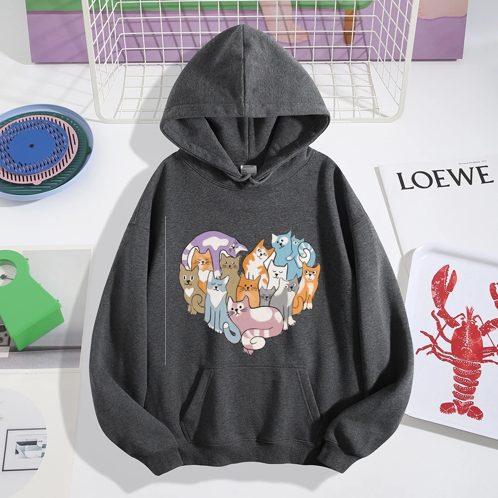 Теплый пуловер с мультяшным принтом, осенне-зимняя толстовка с капюшоном на утолщенной флисовой подкладке, осенне-зимняя женская одежда U
Теплый пуловер с мультяшным принтом, осенне-зимняя толстовка с капюшоном на утолщенной флисовой подкладке, осенне-зимняя женская одежда U