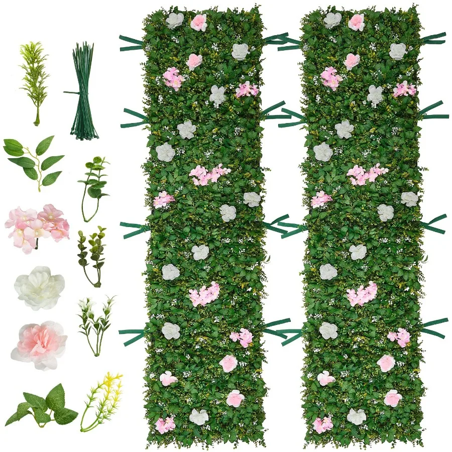 Wedding event backdrop: 3D silk floral wall panels, 2 pcs × 2 ft × 8 ft, pet-friendly artificial luxury flowers, easy-install,
Wedding event backdrop: 3D silk floral wall panels, 2 pcs × 2 ft × 8 ft, pet-friendly artificial luxury flowers, easy-install,