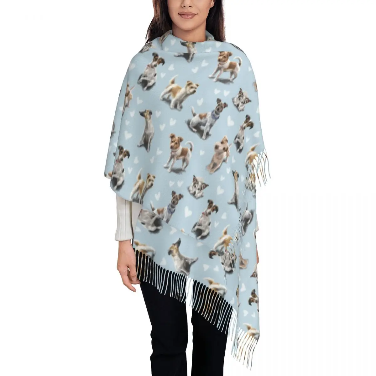 Personalized Printed Jack Russell Terrier Puppy Love Scarf Women Men Winter Warm Scarves Pet Dog Shawl Wrap
Personalized Printed Jack Russell Terrier Puppy Love Scarf Women Men Winter Warm Scarves Pet Dog Shawl Wrap