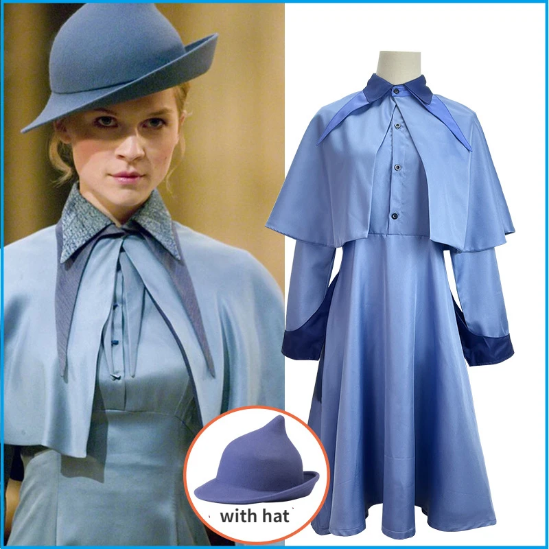 Wizard School Witch Fleur Isabelle Delacour Beauxbaton Magic Cosplay Costumes Hat Women School Uniform Clothes Cap Halloween
Wizard School Witch Fleur Isabelle Delacour Beauxbaton Magic Cosplay Costumes Hat Women School Uniform Clothes Cap Halloween