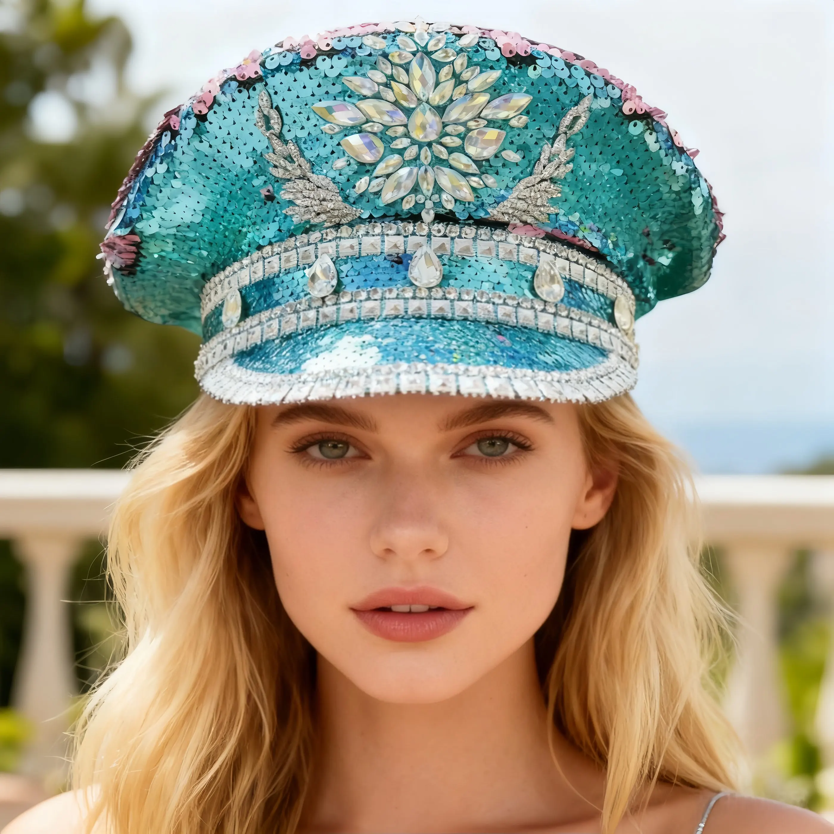 Синяя шляпа капитана в стиле стимпанк HongLuan со стразами для Burningman Festival, винтажные военные аксессуары и военная кепка для мужчин и женщин
Синяя шляпа капитана в стиле стимпанк HongLuan со стразами для Burningman Festival, винтажные военные аксессуары и военная кепка для мужчин и женщин