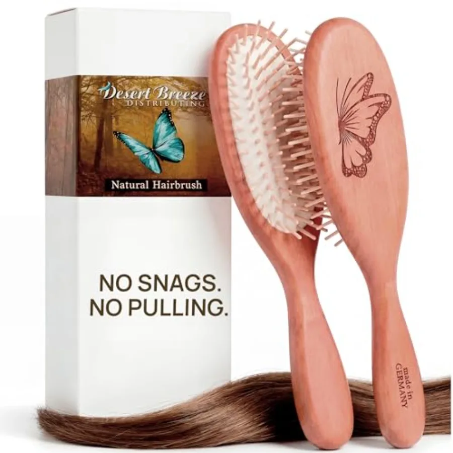 Natural Wooden Hair Brush for Women Anti Breakage Wood Bristle Brush with Pear Wood Handle Gentle Scalp Massage Anti-Static Mad
Natural Wooden Hair Brush for Women Anti Breakage Wood Bristle Brush with Pear Wood Handle Gentle Scalp Massage Anti-Static Mad
