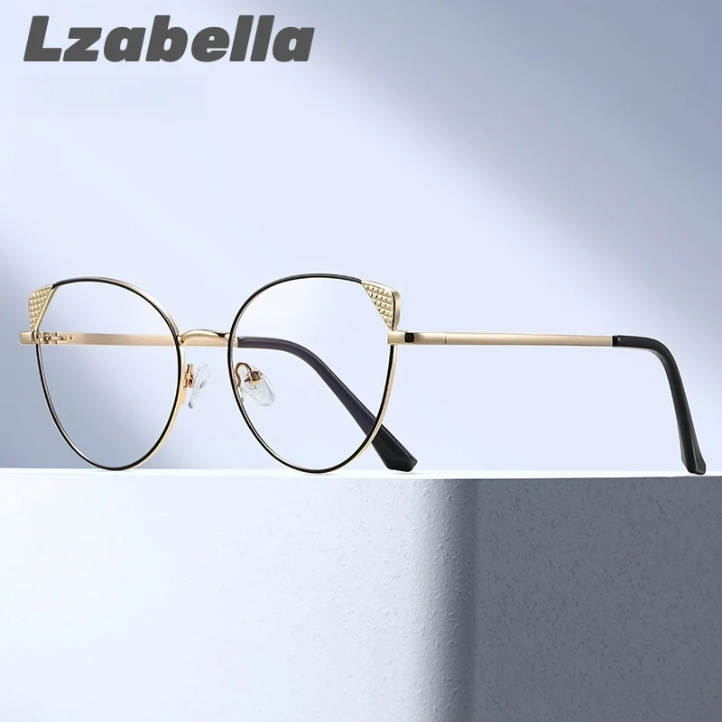 Lzabella New Metal Women's Cat Eye Glasses Ultra-light Trend Retouch Face Optical Prescription Eyeglasses Frame 91206
Lzabella New Metal Women's Cat Eye Glasses Ultra-light Trend Retouch Face Optical Prescription Eyeglasses Frame 91206