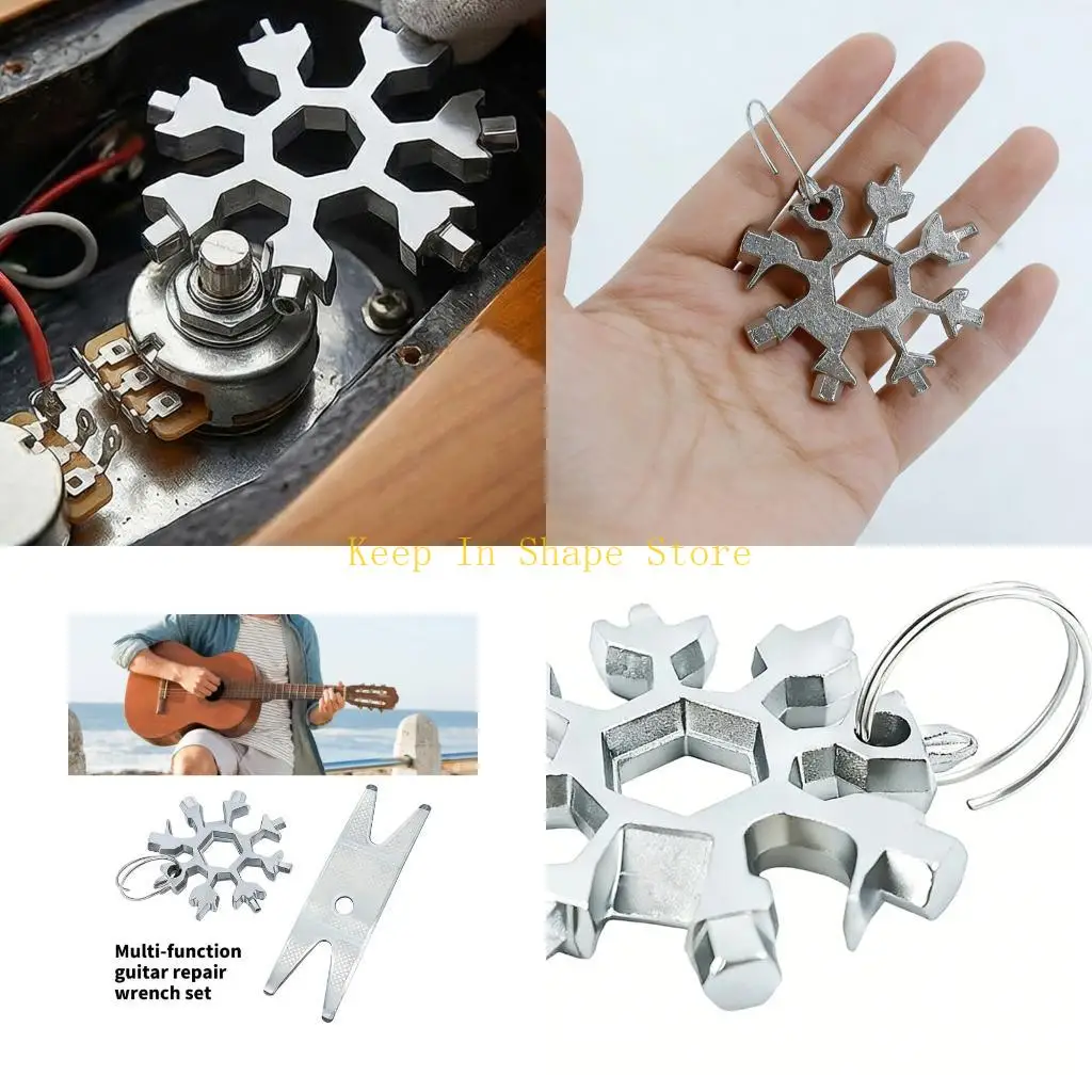 U1JC Compact Guitar Tuning Tool Light Weight Snowflake Wrench Guitar Repair Tool
U1JC Compact Guitar Tuning Tool Light Weight Snowflake Wrench Guitar Repair Tool