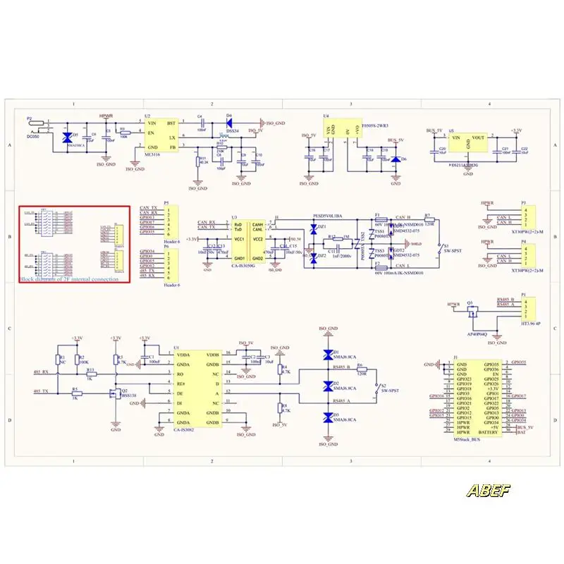 For M5stack PWRCAN 13.2 Module Isolated Dual-Channel CAN & Single-Channel RS485 Interface For Enhanced Communication
For M5stack PWRCAN 13.2 Module Isolated Dual-Channel CAN & Single-Channel RS485 Interface For Enhanced Communication