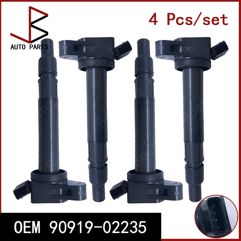 New 4 Pieces/set Ignition Coil for TOYOTA CORONA 1996-2001 NADIA 1998-2003 OEM 90919-02235 9091902235 90919 02235 MMI030254
New 4 Pieces/set Ignition Coil for TOYOTA CORONA 1996-2001 NADIA 1998-2003 OEM 90919-02235 9091902235 90919 02235 MMI030254