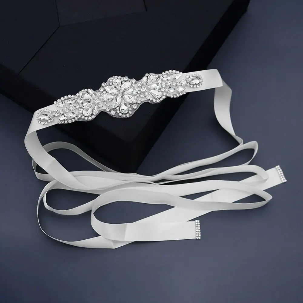 Sweet Silver Wedding Rhinestone Belt Satin Dresses Accessories Wedding Ribbon Sash Crystal Pearls Bridal Sashes Prom
Sweet Silver Wedding Rhinestone Belt Satin Dresses Accessories Wedding Ribbon Sash Crystal Pearls Bridal Sashes Prom