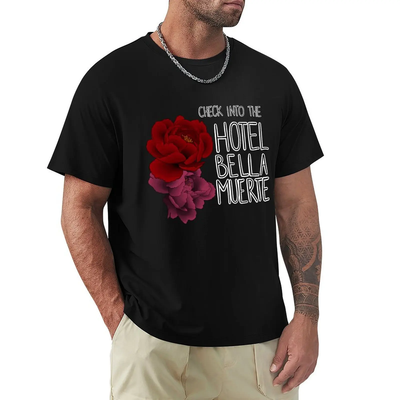 Check into the Hotel Bella Muerte T-Shirt Sun Protective Outdoor Tee Top
Check into the Hotel Bella Muerte T-Shirt Sun Protective Outdoor Tee Top