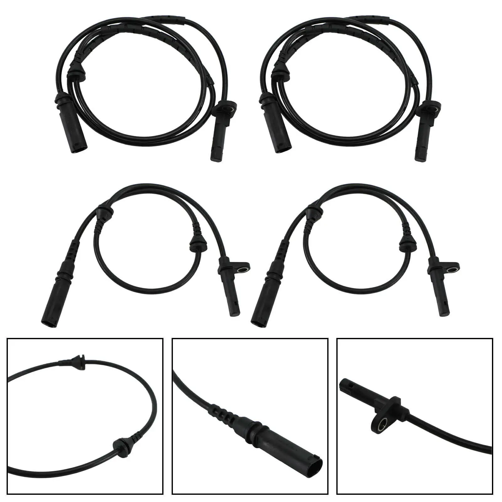 4pcs Front and Rear L&R ABS Speed Sensor 34526771776 34526771777 for BMW X5 T08
4pcs Front and Rear L&R ABS Speed Sensor 34526771776 34526771777 for BMW X5 T08
