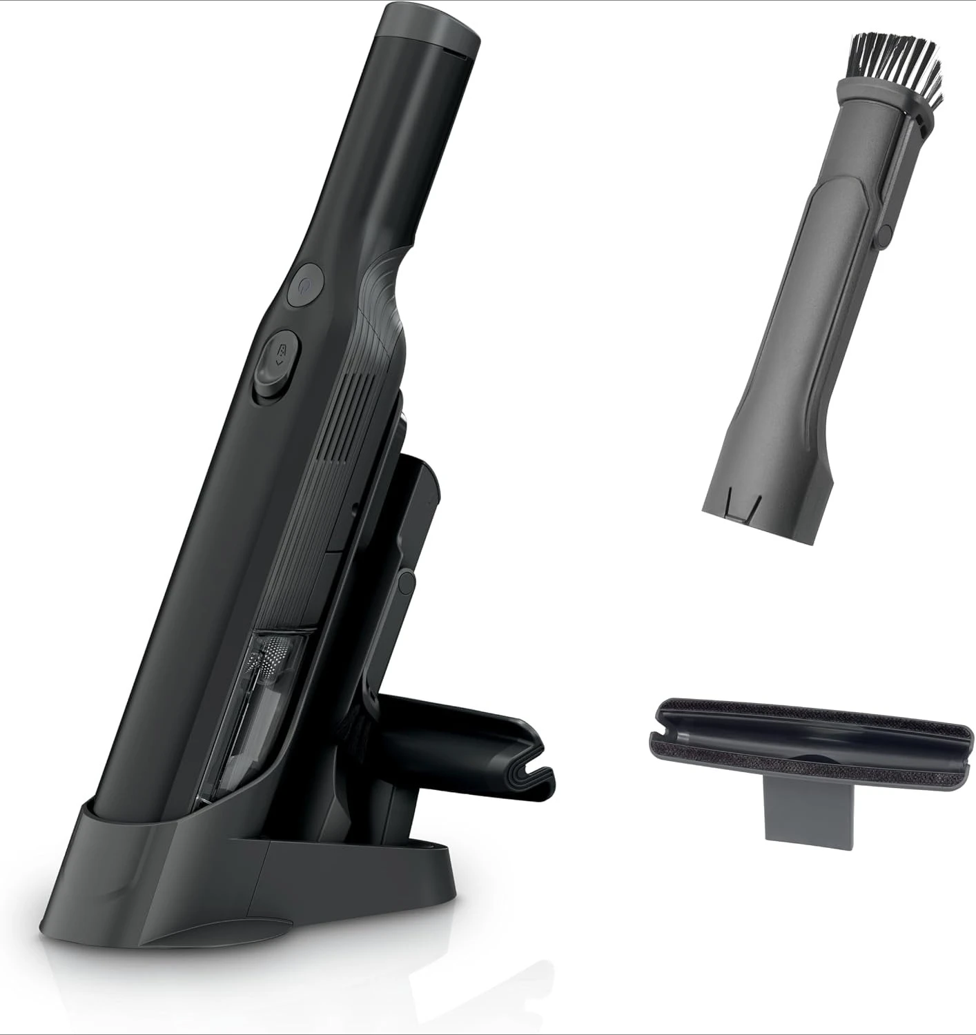 Cordless Hand Vac, Lightweight, Versatile and Portable at 1.4 lbs., Powerful Suction for Pet Hair, Charging Dock, One-Touch Empty for, Black
Cordless Hand Vac, Lightweight, Versatile and Portable at 1.4 lbs., Powerful Suction for Pet Hair, Charging Dock, One-Touch Empty for, Black