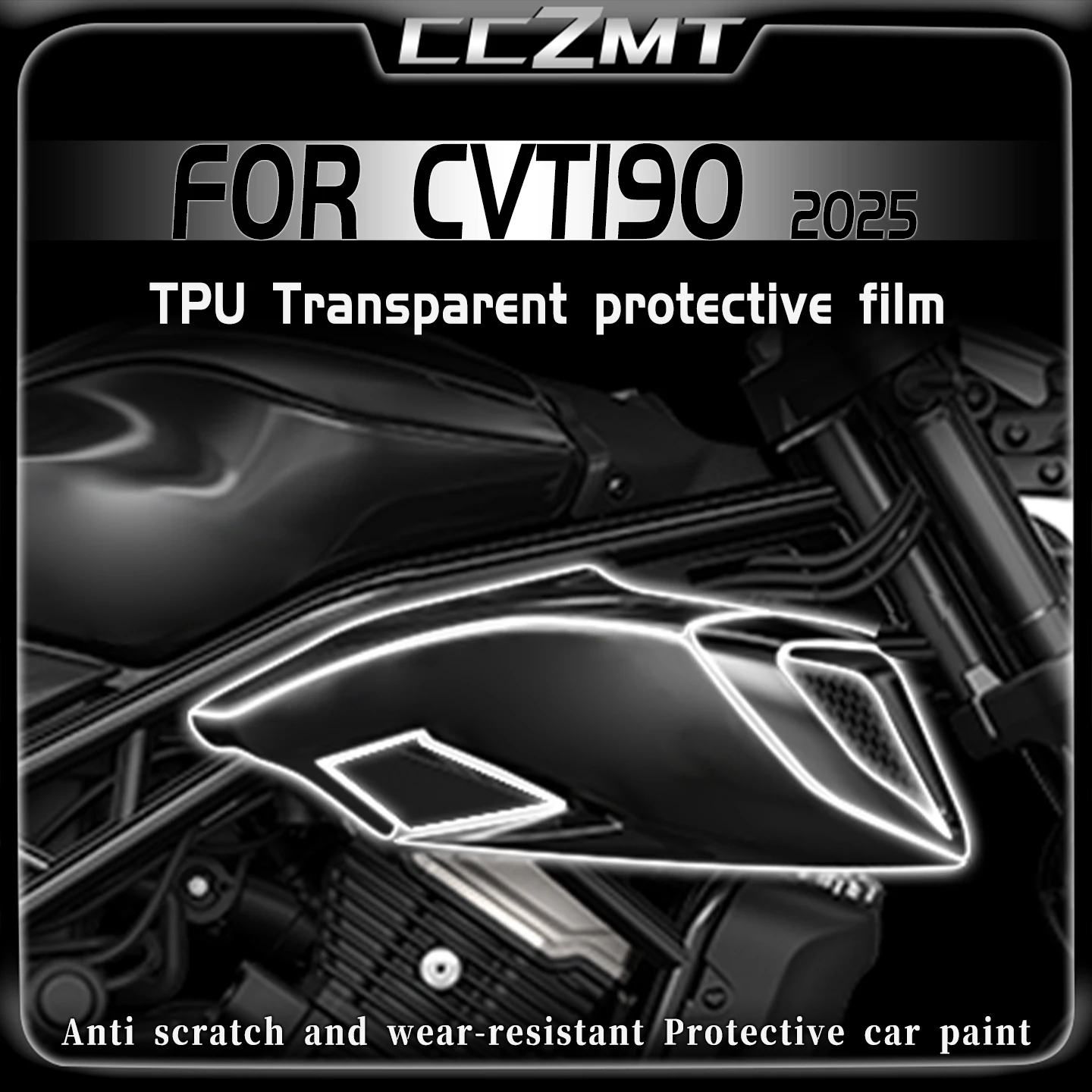 Прозрачная невидимая защитная пленка для топливного бака CYCLONE PUNK CVT190 2025, аксессуары для тюнинга
Прозрачная невидимая защитная пленка для топливного бака CYCLONE PUNK CVT190 2025, аксессуары для тюнинга