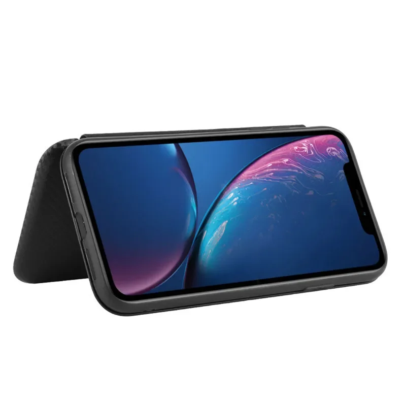 Чехол из углеродного волокна для iPhoneXR, магнитный флип-подставка для книги, кошелек для карт, кожаный чехол 
Чехол из углеродного волокна для iPhoneXR, магнитный флип-подставка для книги, кошелек для карт, кожаный чехол