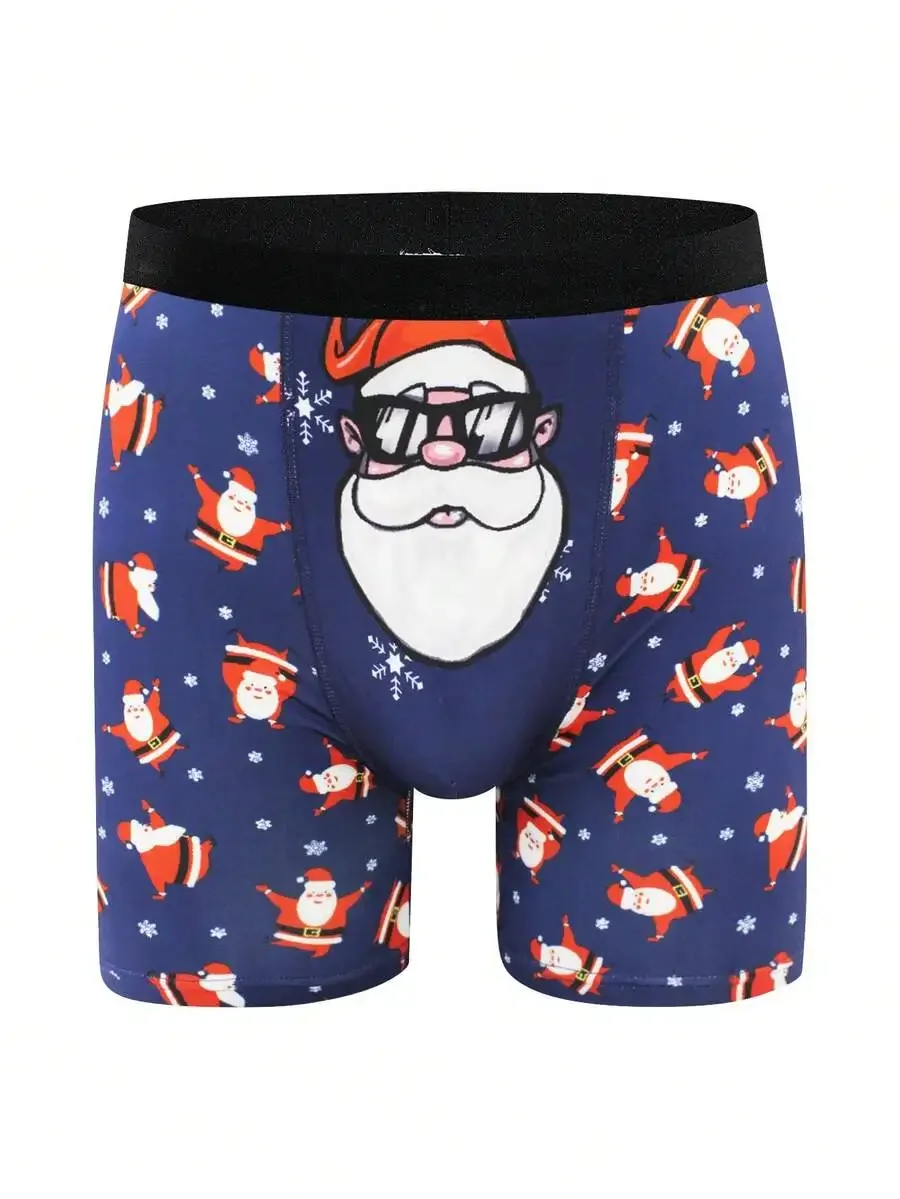 Mens Christmas Santa Print Boxer Shorts 4 Pieces Pack
Mens Christmas Santa Print Boxer Shorts 4 Pieces Pack
