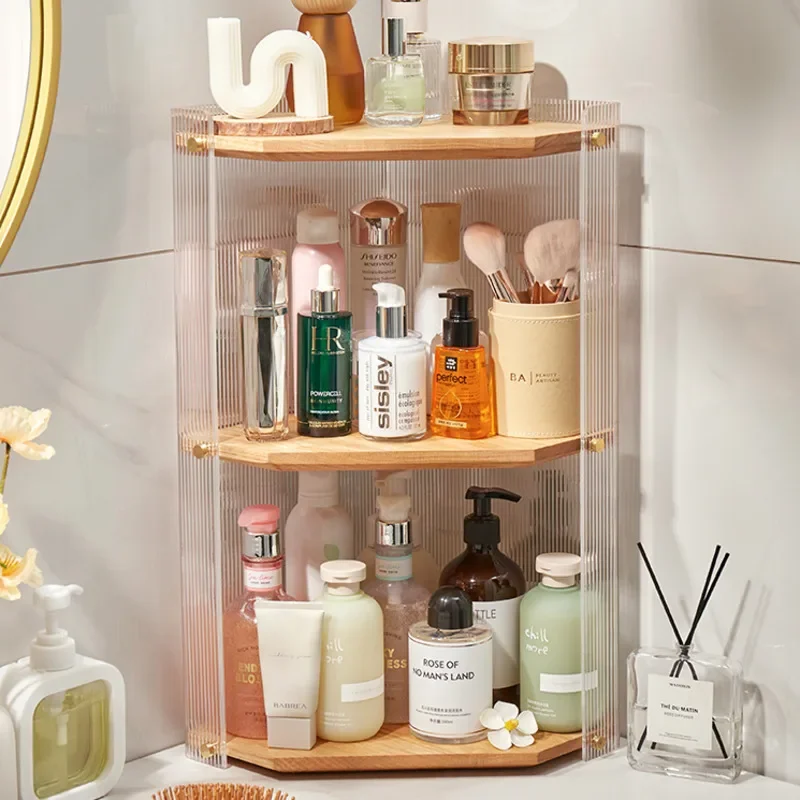 Elegant Floor Standing Cosmetic Rack - Multi-Layer, Corner Bathroom Organizer, Toilet Storage
Elegant Floor Standing Cosmetic Rack - Multi-Layer, Corner Bathroom Organizer, Toilet Storage