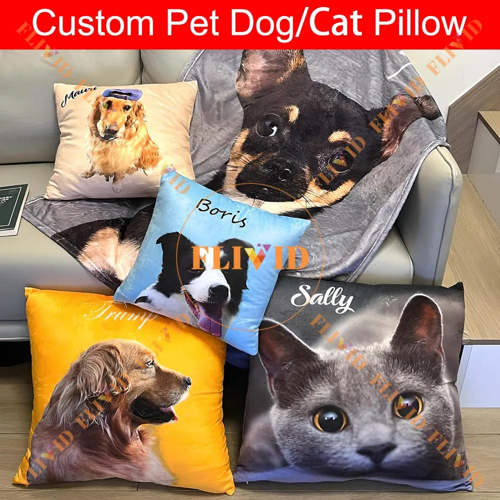 Personalized Pet Cat Dog Photo Square Pillow,Customized Your Photo Portrait Pillows,Birthday Memorial Gift,Lover Gifts
Personalized Pet Cat Dog Photo Square Pillow,Customized Your Photo Portrait Pillows,Birthday Memorial Gift,Lover Gifts