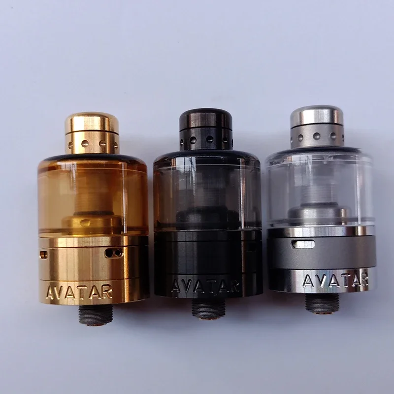 E-cigarettes Avatar RTA by Amber Mods AMG-Amber RTA Rebuildable Tank 316 SS 22mm 3.5ml 5ml MTL Single Coil Atomizer Vape Pen
E-cigarettes Avatar RTA by Amber Mods AMG-Amber RTA Rebuildable Tank 316 SS 22mm 3.5ml 5ml MTL Single Coil Atomizer Vape Pen
