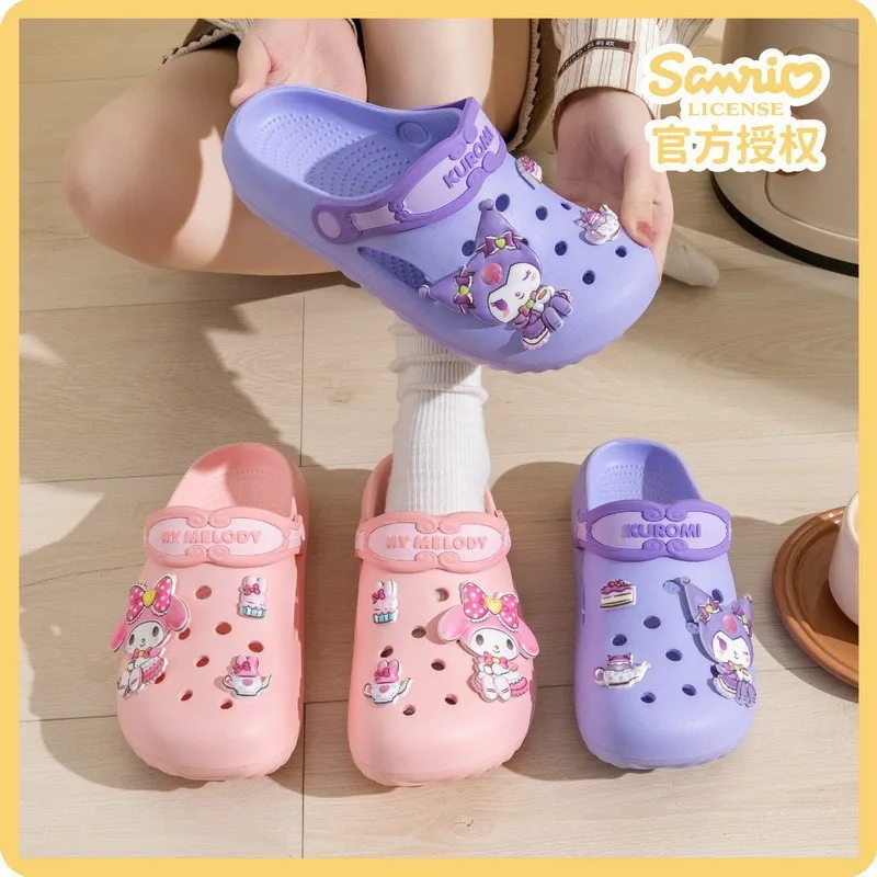 Sanrio Clogs for Kids ,women, Kawaii Hello Kitty Melody Eva Hole Shoes, Non-Slip Summer Sandals Slippers, 2-In-1 Beach Indoor
Sanrio Clogs for Kids ,women, Kawaii Hello Kitty Melody Eva Hole Shoes, Non-Slip Summer Sandals Slippers, 2-In-1 Beach Indoor