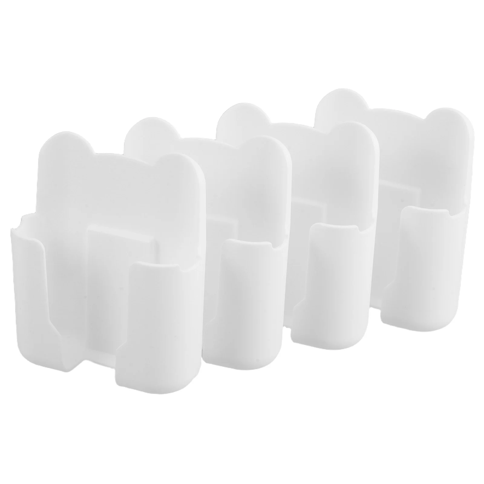 4pcs Storage Box Remote Control Holder Wall Mount White Plastic Air Conditioning Bedside Remote Organizer Living Room
4pcs Storage Box Remote Control Holder Wall Mount White Plastic Air Conditioning Bedside Remote Organizer Living Room