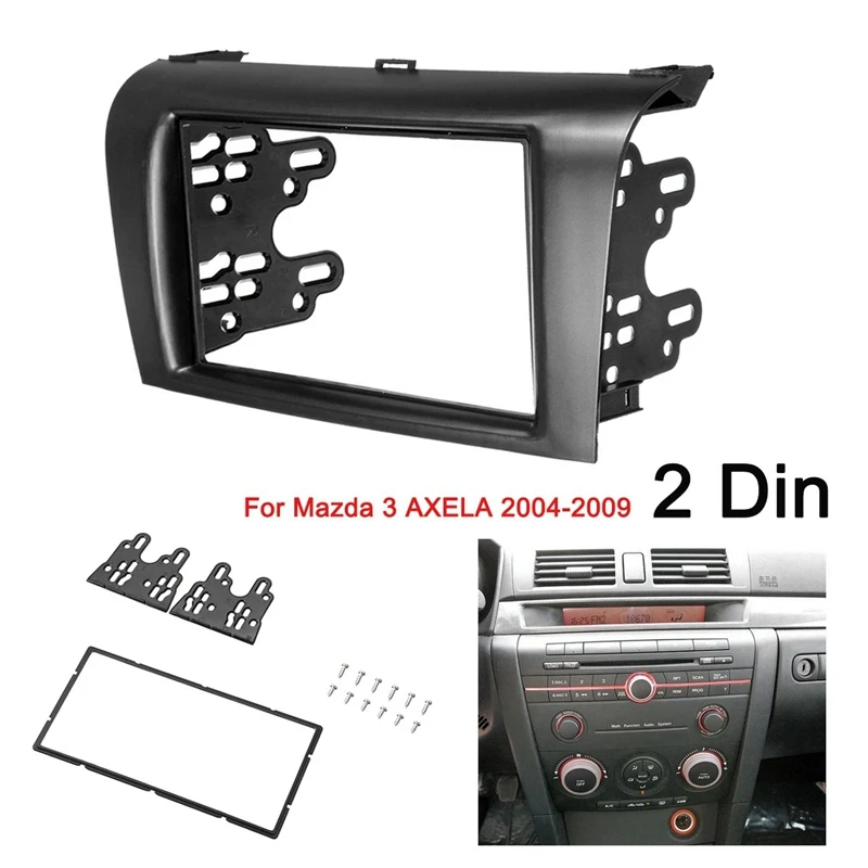 2DIN Car Stereo Radio DVD Fascia Fascias Dash Panel Plate Trim Kit Frame Cover for Mazda 3 AXELA 2004-2007 2008 2009
2DIN Car Stereo Radio DVD Fascia Fascias Dash Panel Plate Trim Kit Frame Cover for Mazda 3 AXELA 2004-2007 2008 2009