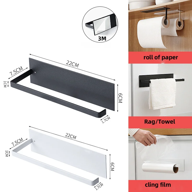 Kitchen Paper Towel Holder Adhesive Tissue Hanger Toilet Roll Paper Dispenser Cabinet Storage Napkin Rack Bathroom Accessories
Kitchen Paper Towel Holder Adhesive Tissue Hanger Toilet Roll Paper Dispenser Cabinet Storage Napkin Rack Bathroom Accessories