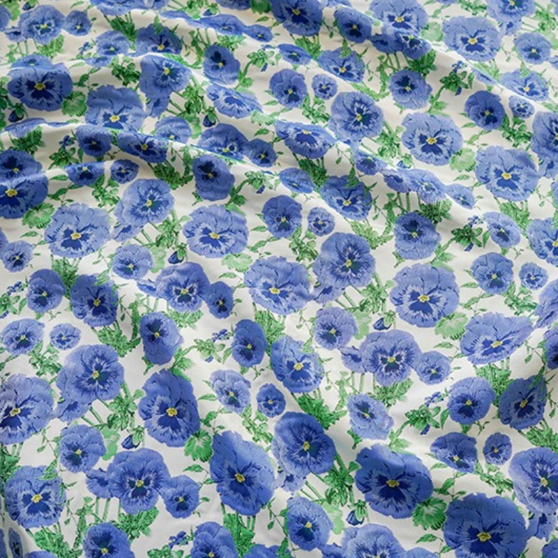 Elegant Blue Youthful Floral Bouquet Fabric Soft Spring Autumn Dress Light Mature Style Casual Wear Fashion Design DIY Material
Elegant Blue Youthful Floral Bouquet Fabric Soft Spring Autumn Dress Light Mature Style Casual Wear Fashion Design DIY Material