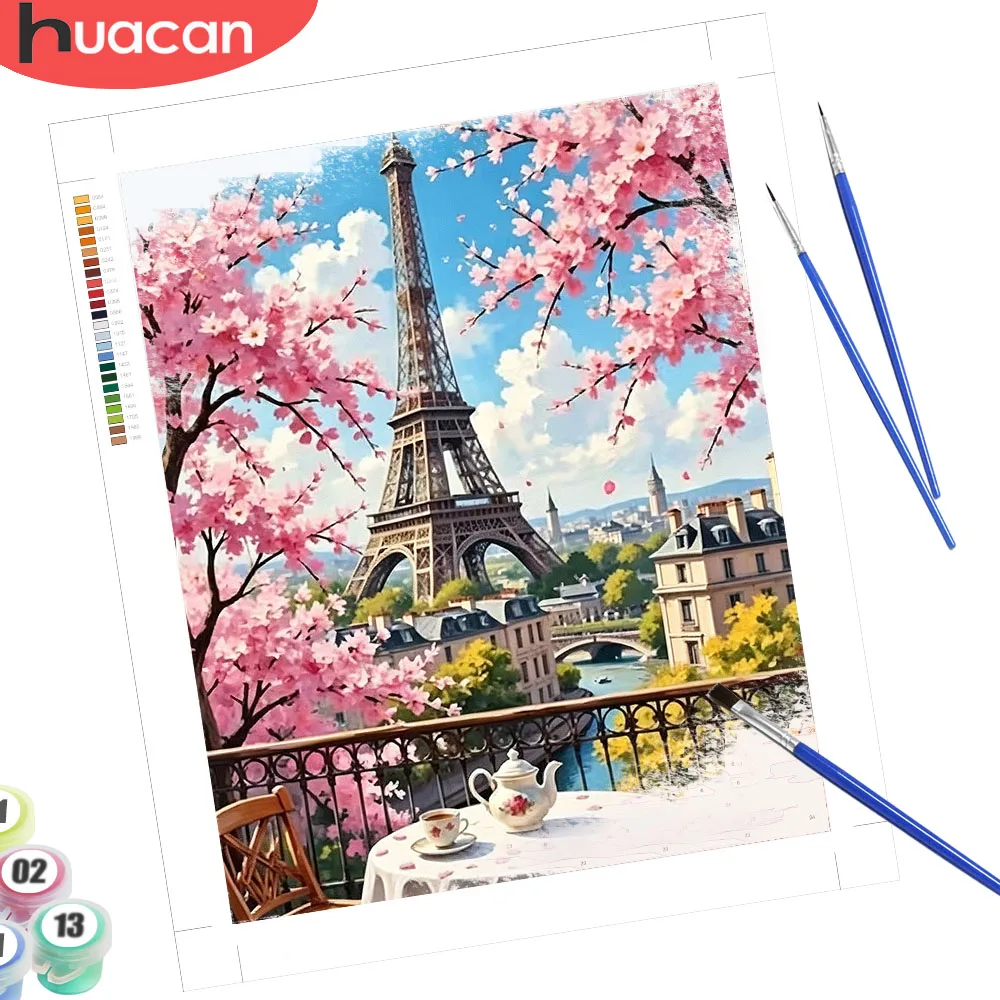 HUACAN Painting By Numbers For Adults Tower City Street Coloring Drawing By Numbers Cherry Blossom 5D Diy Hand Painted
HUACAN Painting By Numbers For Adults Tower City Street Coloring Drawing By Numbers Cherry Blossom 5D Diy Hand Painted