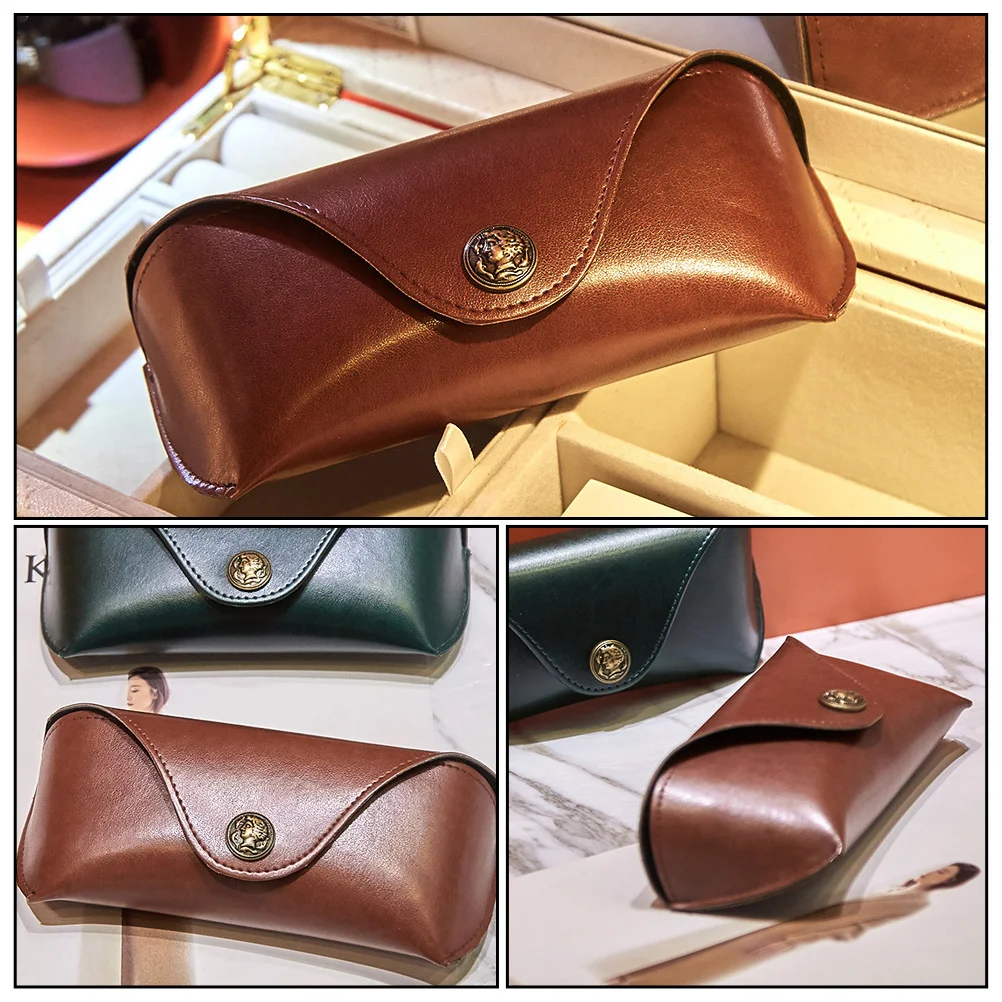 Lightweight Glasses Box Simple Design Handmade PU Packet Retro Style Storage Bag Glasses Box PU Packet Eyeglasses Storage Bag
Lightweight Glasses Box Simple Design Handmade PU Packet Retro Style Storage Bag Glasses Box PU Packet Eyeglasses Storage Bag