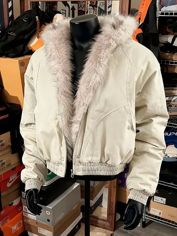 Мужская хлопковая куртка в американском ретро-стиле с меховым воротником, утепленная, зимняя, теплая, с капюшоном, для повседневной носки
Мужская хлопковая куртка в американском ретро-стиле с меховым воротником, утепленная, зимняя, теплая, с капюшоном, для повседневной носки