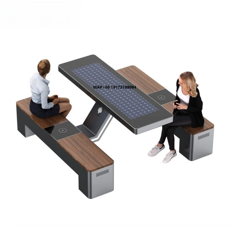 Уличная умная городская современная металлическая скамейка на солнечной энергии, водонепроницаемая, с зарядкой для телефона, экологичная, прочная, на заказ
Уличная умная городская современная металлическая скамейка на солнечной энергии, водонепроницаемая, с зарядкой для телефона, экологичная, прочная, на заказ