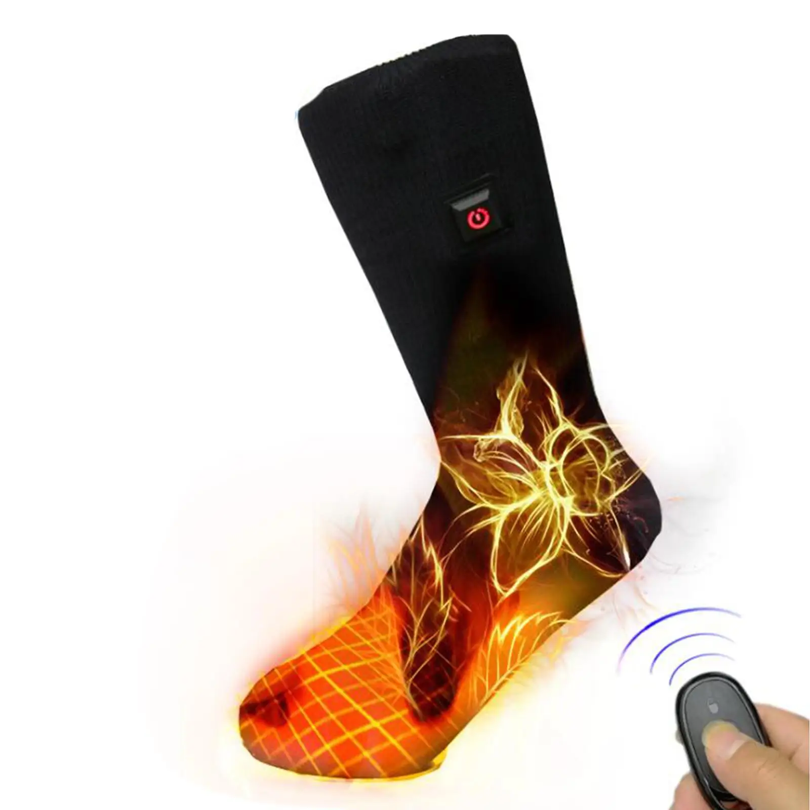 2Pcs Electric Heated Sock Battery Powered Heating Warmer Socks for Skiing
2Pcs Electric Heated Sock Battery Powered Heating Warmer Socks for Skiing