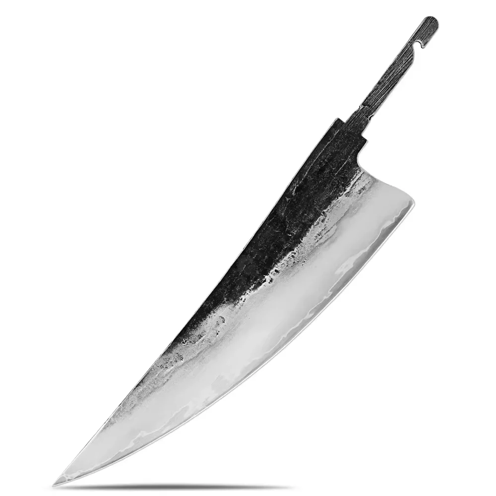 High-quality three-layer composite steel chef knife blank hand forged Santoku knife blank semi-finished diy kitchen knife blank
High-quality three-layer composite steel chef knife blank hand forged Santoku knife blank semi-finished diy kitchen knife blank