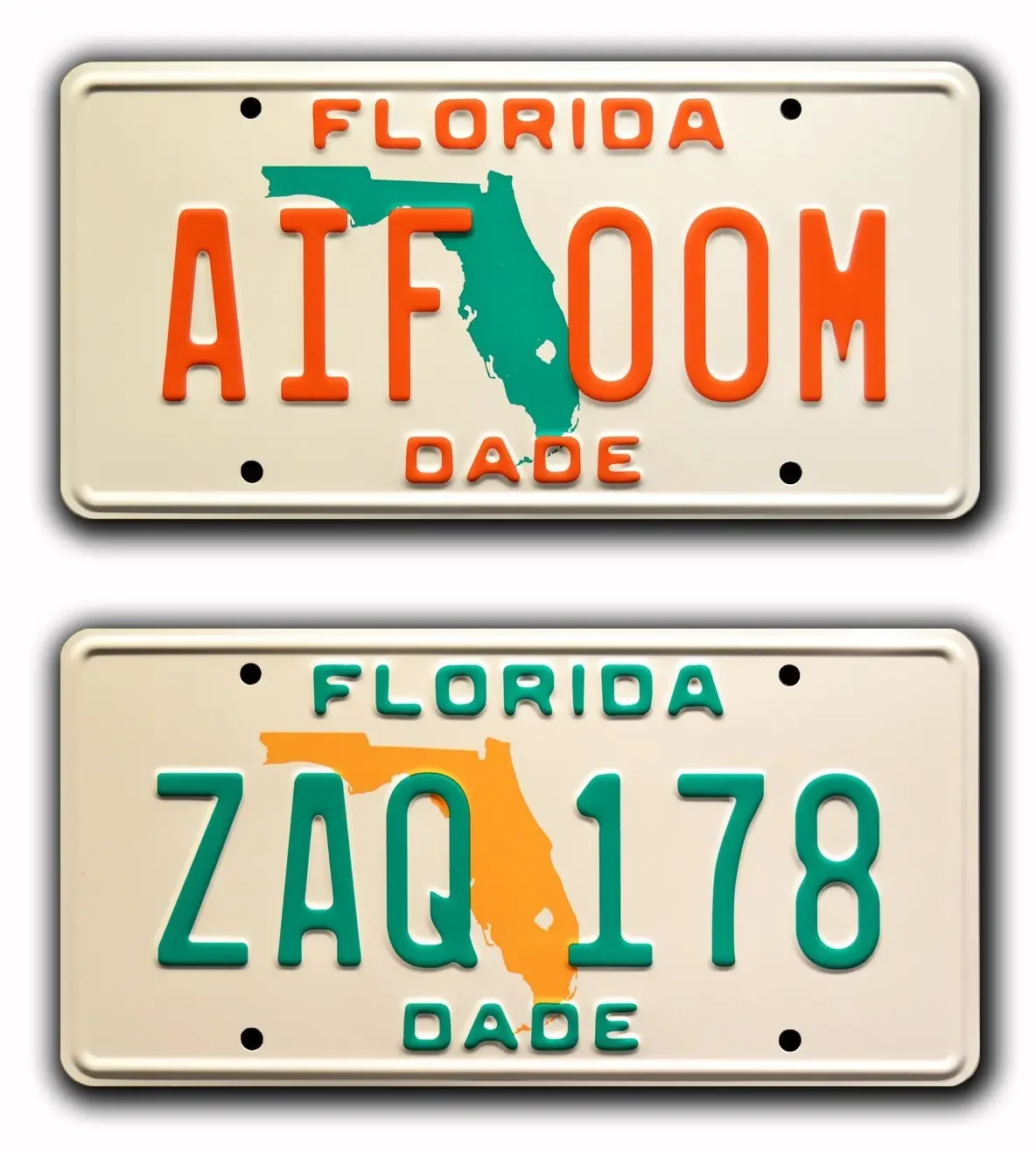 Miami Vice | ZAQ 178 + AIF 00M | Металлические штампованные номерные знаки-рамки номерных знаков, Декор автомобиля, номерной знак
Miami Vice | ZAQ 178 + AIF 00M | Металлические штампованные номерные знаки-рамки номерных знаков, Декор автомобиля, номерной знак