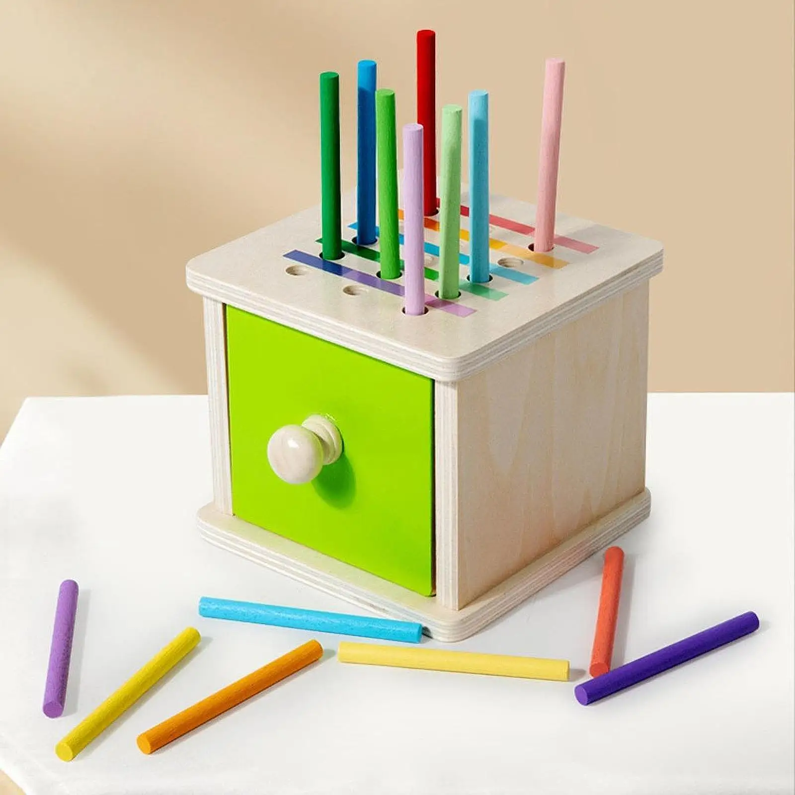 Color Shape Sorting Box Colorful Developmental Wooden Preschool Learning Toy for Children Boys Girls 3 4 5 Year Old Kids Baby
Color Shape Sorting Box Colorful Developmental Wooden Preschool Learning Toy for Children Boys Girls 3 4 5 Year Old Kids Baby