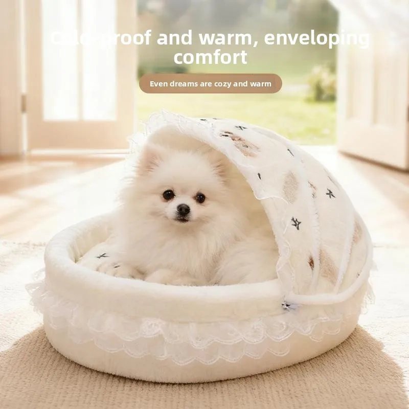 Adorable Detachable Washable Bed Half-Closed Style Four Seasons Universal Pet Supplies Cozy Nest Dog Bed Home Accessories
Adorable Detachable Washable Bed Half-Closed Style Four Seasons Universal Pet Supplies Cozy Nest Dog Bed Home Accessories
