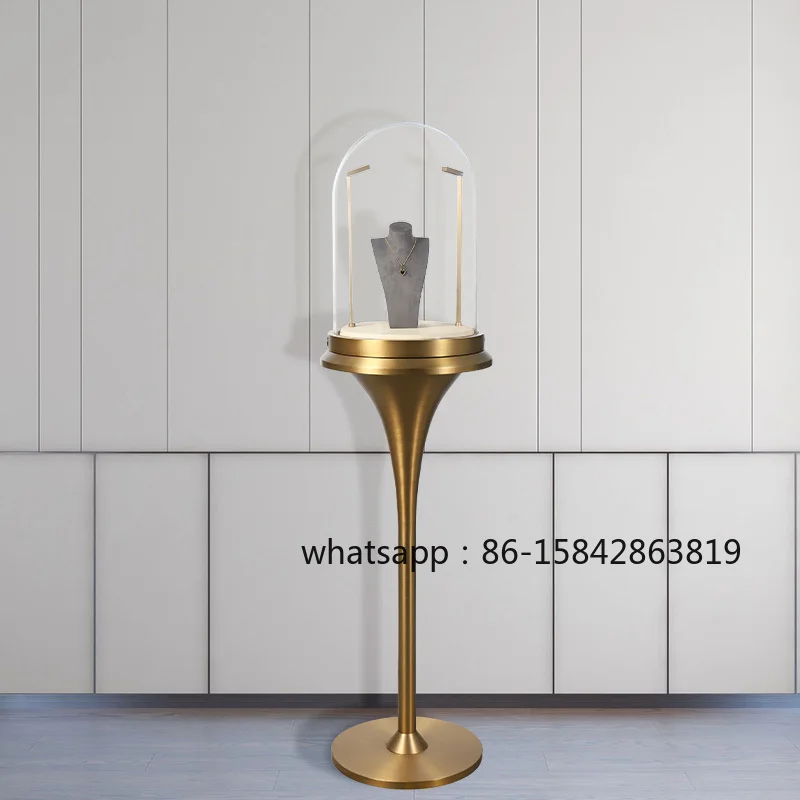 Luxury Metal Round Jewelry showcase Display Table Top Retail Store Showroom Jewelry Watch Glass Display Cabinet with Led Light
Luxury Metal Round Jewelry showcase Display Table Top Retail Store Showroom Jewelry Watch Glass Display Cabinet with Led Light