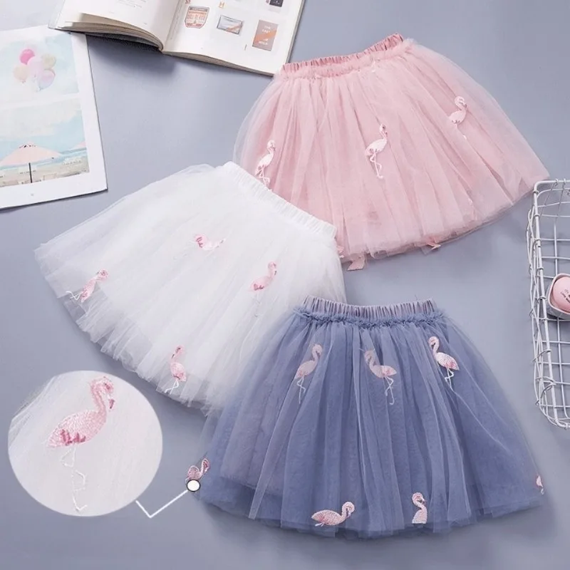 Flamingo Embroidery Girls Skirt Mesh Pleated Princess Skirt 2026 Summer Children's Korean Fluffy Yarn Short Skirt 3-10T
Flamingo Embroidery Girls Skirt Mesh Pleated Princess Skirt 2026 Summer Children's Korean Fluffy Yarn Short Skirt 3-10T