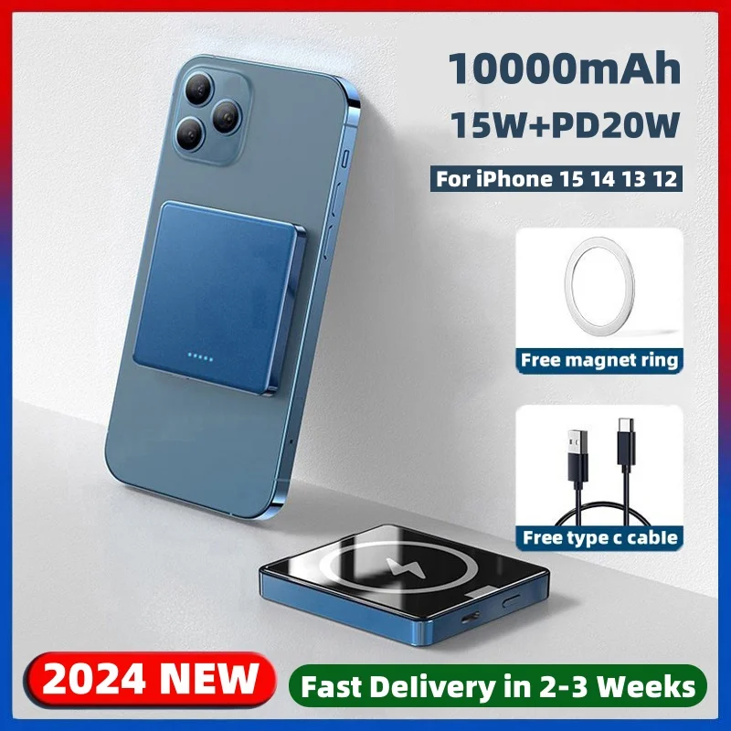 Mini Powerbank Magnetic Power Bank Portable Wireless Charger For Apple iPhone 15 14 13 12 Samsung Xiaomi External Backup Battery
Mini Powerbank Magnetic Power Bank Portable Wireless Charger For Apple iPhone 15 14 13 12 Samsung Xiaomi External Backup Battery