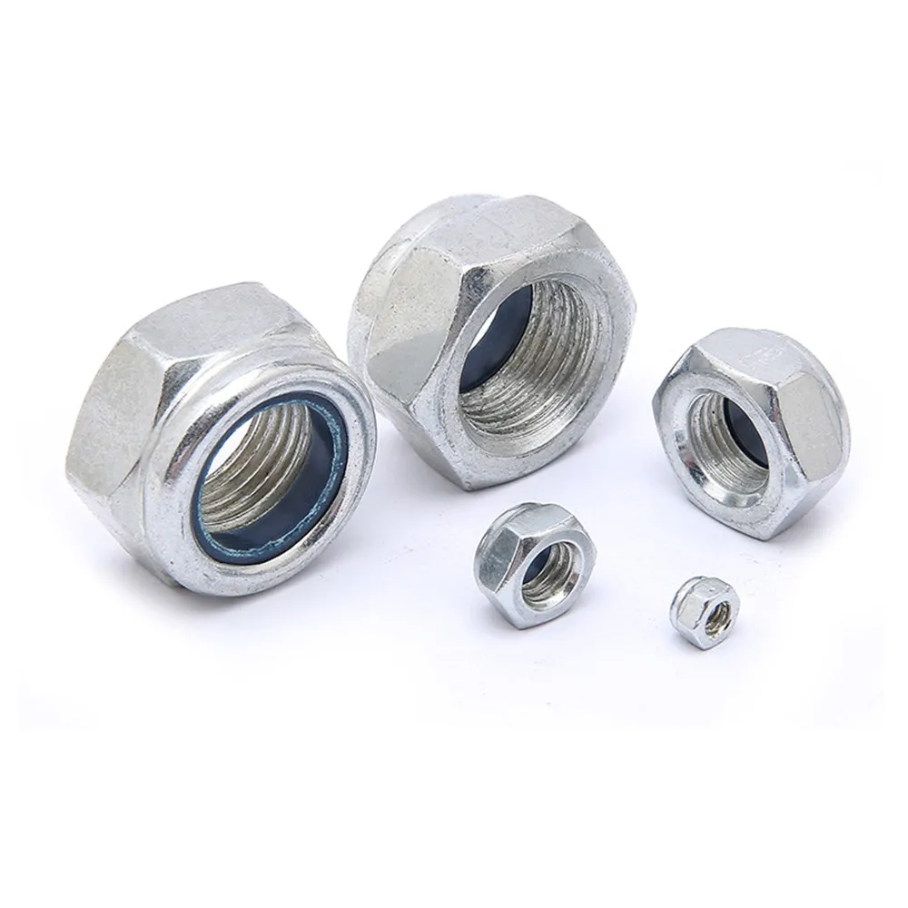 M2 M2.5 M3 M4 M5 M6 M8 M10 M12 M16 Carbon Steel White Zinc-plated Hex Nylon Insert Lock Nut Self-locking Nylock Locknut 
M2 M2.5 M3 M4 M5 M6 M8 M10 M12 M16 Carbon Steel White Zinc-plated Hex Nylon Insert Lock Nut Self-locking Nylock Locknut