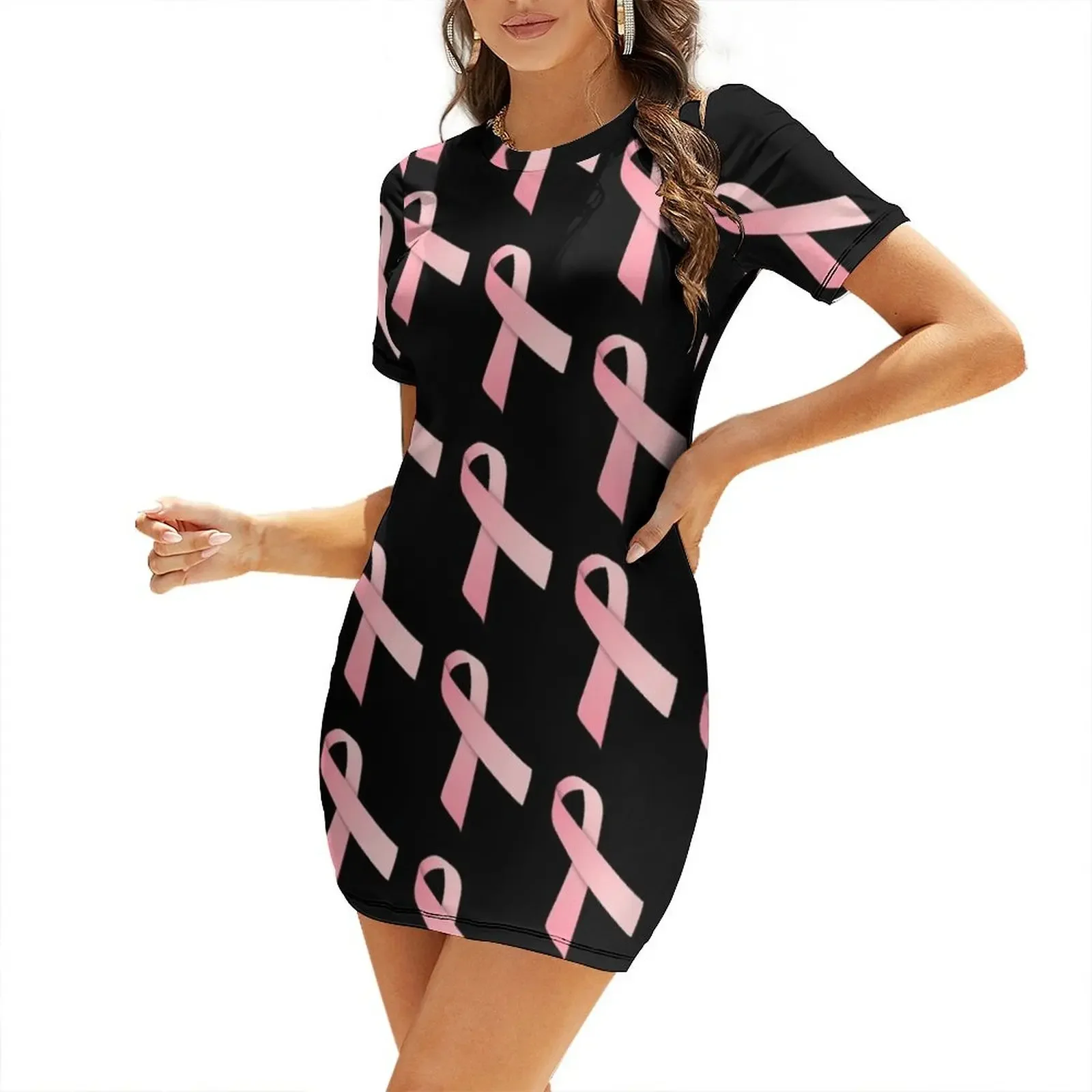 Pink Ribbon Short-Sleeved Dress clothes birthday dress for women luxury 2025 cute dress Long dresses
Pink Ribbon Short-Sleeved Dress clothes birthday dress for women luxury 2025 cute dress Long dresses