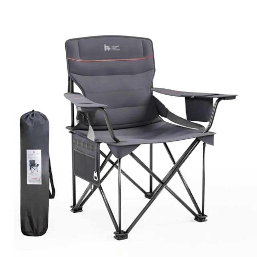 Oversized Folding Camping Chair 300LB Ccity Portable Outdoor Lawn Chairs with Ergonomic Lumbar Support Cooler Bag Cup Holder Po
Oversized Folding Camping Chair 300LB Ccity Portable Outdoor Lawn Chairs with Ergonomic Lumbar Support Cooler Bag Cup Holder Po