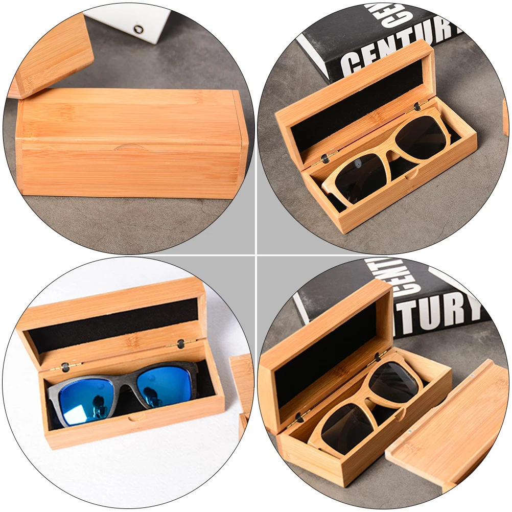 Bamboo Sunglasses Spring Clamshell Eyewear Container Protective Retro Glasses Box Storage Solution Retro Glasses Box
Bamboo Sunglasses Spring Clamshell Eyewear Container Protective Retro Glasses Box Storage Solution Retro Glasses Box