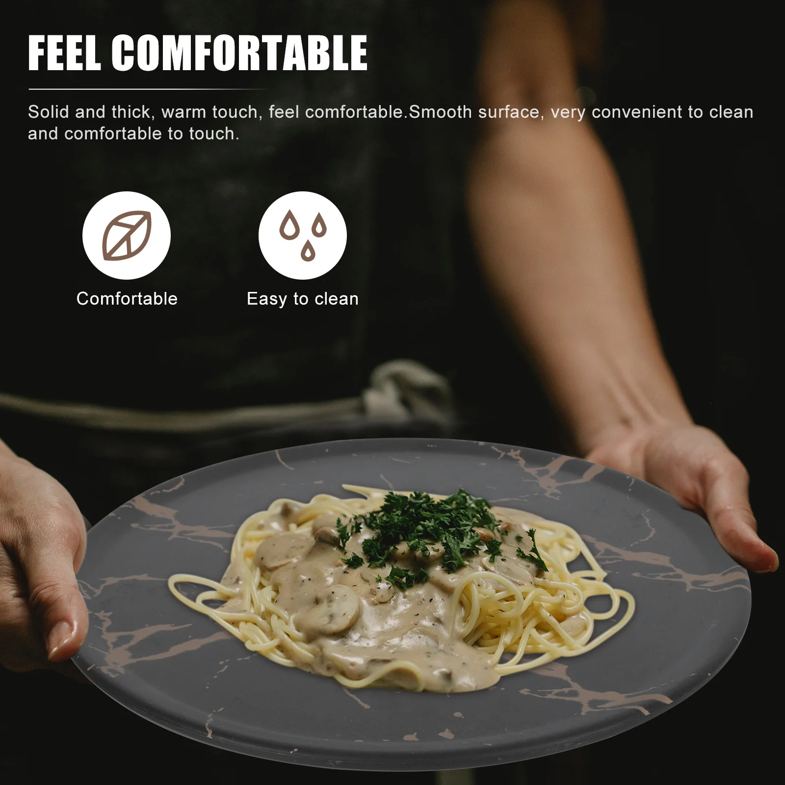 Creative Imitation Porcelain Marble Steak Plate Practical Western Tableware Elegant Plastic Dish for Restaurants Hotels Parties
Creative Imitation Porcelain Marble Steak Plate Practical Western Tableware Elegant Plastic Dish for Restaurants Hotels Parties