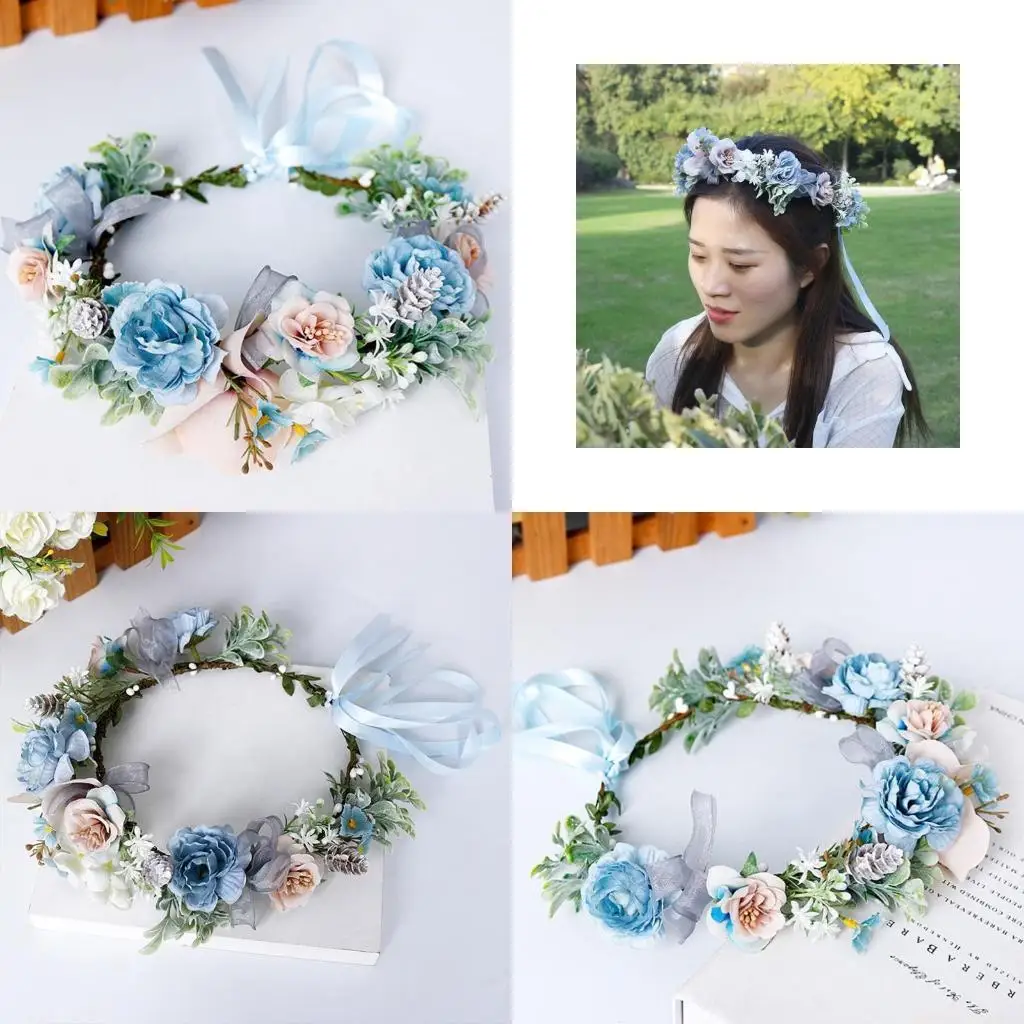 31BF Богемные цветочные короны из листьев эвкалипта, гирлянда, романтический свадебный венок, повязка на голову
31BF Богемные цветочные короны из листьев эвкалипта, гирлянда, романтический свадебный венок, повязка на голову