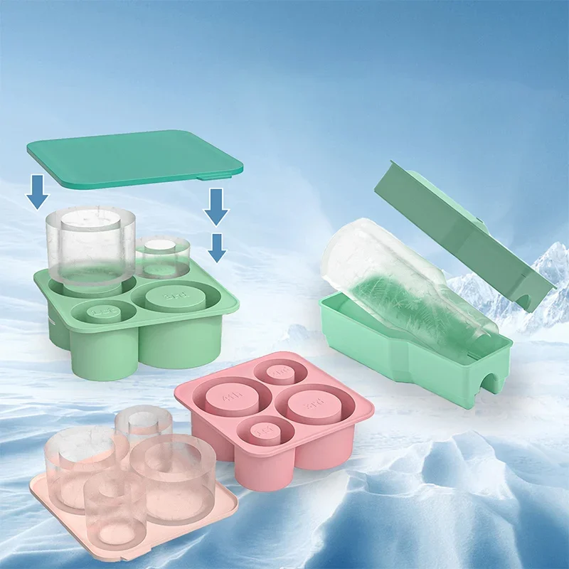 Large Silicone Ice Cube Tray For 20 30 40 Oz Stanley Tumbler Cup Slow Melting Chilled Ice Mold With Lid Easy Release Ice Maker
Large Silicone Ice Cube Tray For 20 30 40 Oz Stanley Tumbler Cup Slow Melting Chilled Ice Mold With Lid Easy Release Ice Maker